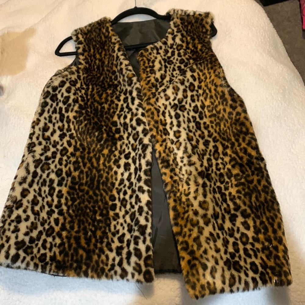 Leopard Print Vest